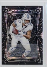 2024 Panini Obsidian Base International Signatures Jaylen Waddle #119 card