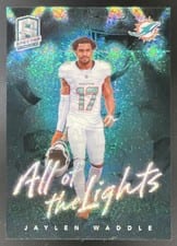 2024 Panini Spectra All of the Lights Jaylen Waddle #AOL-JWE card