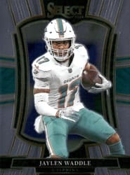 2025 Panini Select Base Set Jaylen Waddle #182 card