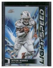 2025 Topps Cosmic Chrome Light Speed Jaylen Waddle #LS-31 card