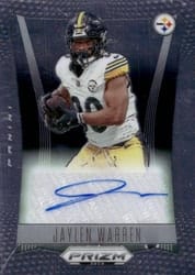 2024 Panini Prizm Deca Signatures Jaylen Warren #S-JWN card