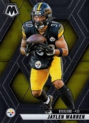 2025 Panini Mosaic Base Set Jaylen Warren #144 card