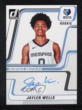 2024-25 Donruss Next Day Autographs Jaylen Wells #NDA-JWM card