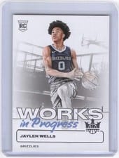2024-25 Panini Court Kings Works in Progress Jaylen Wells #22 card