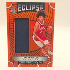 2024-25 Panini Obsidian Eclipse Materials Jaylen Wells #EM-WLS card
