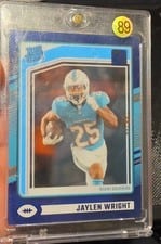 2024 Clearly Donruss Base Set Jaylen Wright #84 card