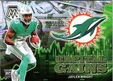 2024 Panini Mosaic Capital Gains Mosaic Jaylen Wright #7 card