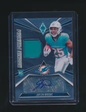 2024 Panini Phoenix Rookie Phenom Jersey Autographs Jaylen Wright #RPJA-JWT card