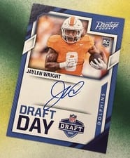 2024 Panini Prestige Draft Day Signatures Jaylen Wright #DDS-JWT card