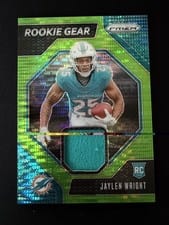 2024 Panini Prizm Rookie Gear Jaylen Wright #RG-JWT card