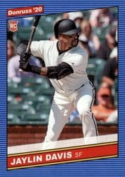 2020 Donruss Base Set Jaylin Davis #245 card