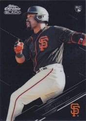 2020 Topps Chrome Black Base Set Jaylin Davis #61 card