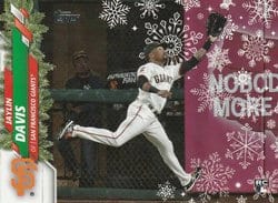2020 Topps Holiday Base Set Jaylin Davis #HW20 card