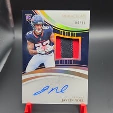2025 Panini Immaculate Rookie Patch Autographs Jaylin Noel #141 card