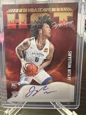 2022-23 Hoops Hot Signatures Jaylin Williams #HSR-JYW card