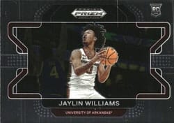 2022 Panini Prizm Draft Picks Base Set Jaylin Williams #98 card
