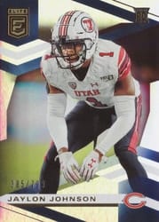 2020 Donruss Elite Base Set Jaylon Johnson #184 card