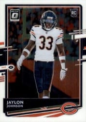 2020 Donruss Optic Base Set Jaylon Johnson #123 card