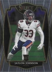 2020 Panini Select Base Set Jaylon Johnson #195 card