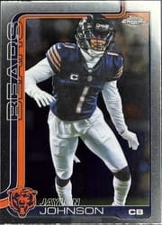 2025 Topps Chrome Base Set Jaylon Johnson #57 card