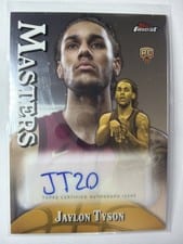 2024-25 Finest Masters Autographs Jaylon Tyson #MA-JT card