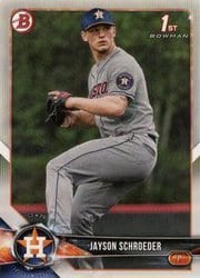 2018 Bowman Draft Base Set Jayson Schroeder #BD-23 card