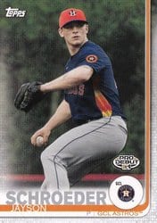 2019 Topps Pro Debut Base Set Jayson Schroeder #46 card
