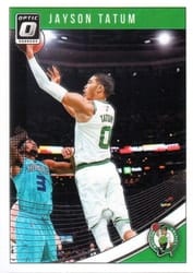 2018-19 Donruss Optic Base Set Jayson Tatum #76 card