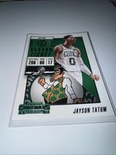 2018 Panini Contenders Jayson Tatum #52 card