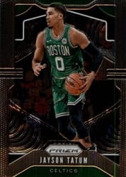 2019-20 Panini Prizm Base Set Jayson Tatum #39 card