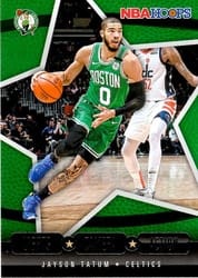 2020-21 Hoops Lights Camera Action Jayson Tatum #6 card