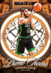 2020-21 Hoops Prime Twine Jayson Tatum #20 card