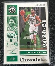 2020-21 Panini Chronicles Base Set Jayson Tatum #9 card