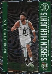 2020-21 Panini Illusions Season Highlights Jayson Tatum #13 card