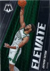 2020-21 Panini Mosaic Elevate Jayson Tatum #25 card