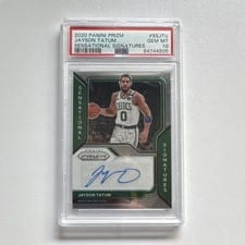 2020-21 Panini Prizm Sensational Signatures Jayson Tatum #SS-JTU card