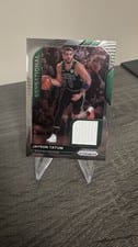2020-21 Panini Prizm Sensational Swatches Jayson Tatum #SSW-JTA card