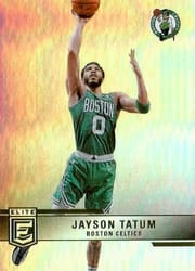2021-22 Donruss Elite Base Set Jayson Tatum #50 card