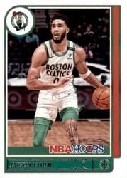 2021-22 Hoops Base Set Jayson Tatum #197 card