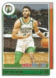 2021-22 Hoops Winter Base Set Jayson Tatum #197 card