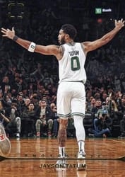 2021-22 Panini Photogenic Base Set Jayson Tatum #14 card
