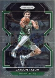2021-22 Panini Prizm Base Set Jayson Tatum #13 card