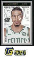 2021 Panini Hoops SLAM Jayson Tatum #218 card
