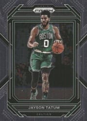 2022-23 Panini Prizm Base Set Jayson Tatum #17 card