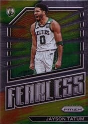 2022-23 Panini Prizm Fearless Jayson Tatum #11 card