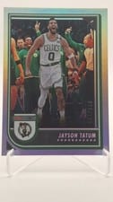 2022 Panini Hoops Jayson Tatum Silver #1 card