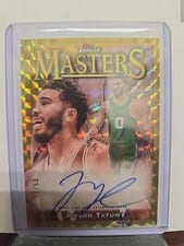2023-24 Finest Masters Autographs Jayson Tatum #MA-JT card
