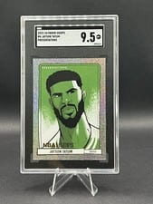2023-24 Hoops Presentations Jayson Tatum #4 card
