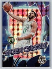 2023-24 Panini Mosaic Storm Chasers Jayson Tatum #9 card