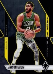 2023-24 Panini Phoenix Fade To Black Jayson Tatum #10 card